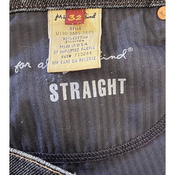 🎉 HP! ❤️7 For All Mankind Straight Leg Stretch Jeans - Picture 4 of 10